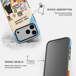 More Espresso Less Depresso Cat Tough Phone Case