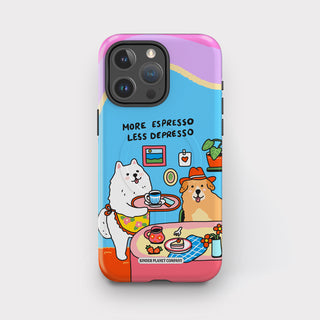 More Espresso Less Depresso Dog Tough Magsafe Case