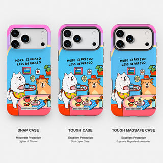 More Espresso Less Depresso Dog Tough Magsafe Case