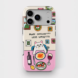 Spaghetti Upsetti Cat Tough Phone Case