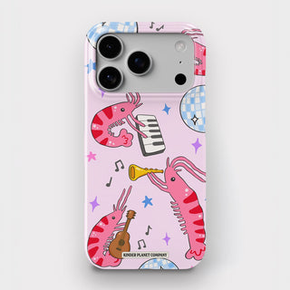 Disco Musical Shrimp Snap Phone Case