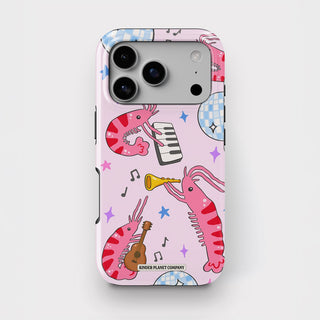 Disco Musical Shrimp Tough Phone Case