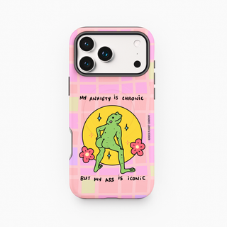 My Anxiety is Chronic but my Ass is Iconic Frog Tough Magsafe Case