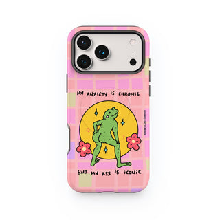 My Anxiety is Chronic but my Ass is Iconic Frog Tough Magsafe Case