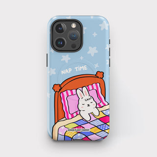 Nap Time Light Blue Bunny Tough Magsafe Phone Case