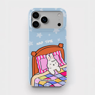 Nap Time Light Blue Bunny Snap Phone Case