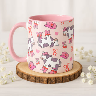 New Boot Goofing Cow Mug