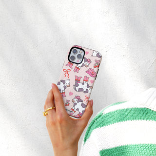 'New Boot Goofin' Pink Cow Phone Case