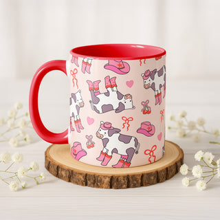 New Boot Goofing Cow Mug