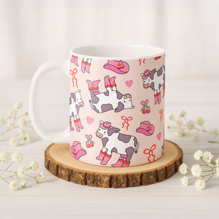 New Boot Goofing Cow Mug