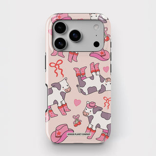 'New Boot Goofin' Pink Cow Tough Phone Case