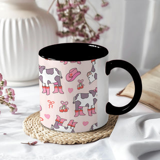 New Boot Goofing Cow Mug
