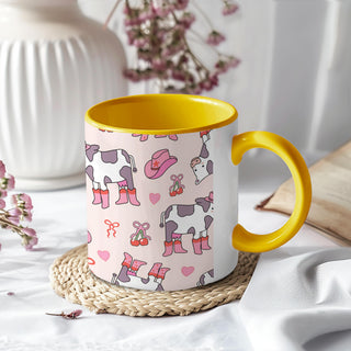 New Boot Goofing Cow Mug