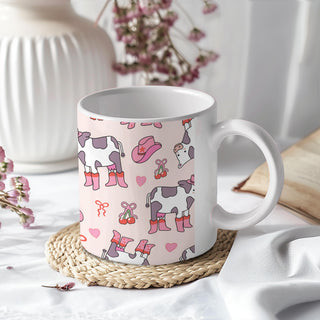 New Boot Goofing Cow Mug
