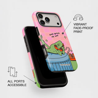 Omg B*tch No Way Frog Tough Phone Case