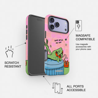 Omg B*tch No Way Frog Tough Magsafe Case