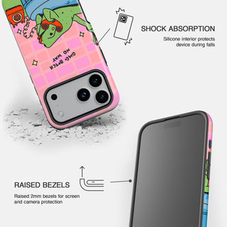Omg B*tch No Way Frog Tough Phone Case