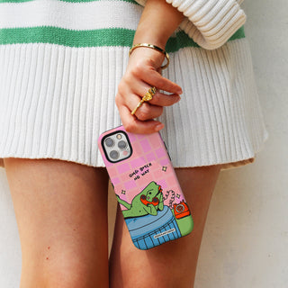 Omg B*tch No Way Frog Tough Phone Case