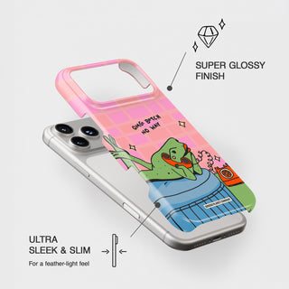 Omg B*tch No Way Frog Snap Phone Case