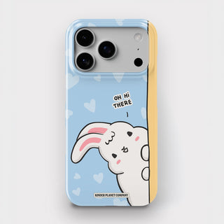 Oh Hi There Blue Bunny Snap Phone Case