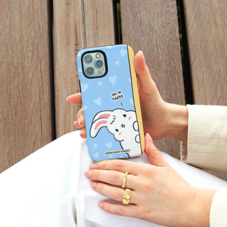 Oh Hi There Blue Bunny Phone Case