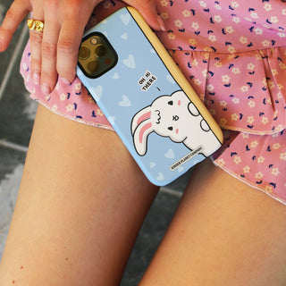 Oh Hi There Blue Bunny Phone Case