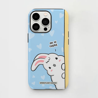 Oh Hi There Blue Bunny Phone Case