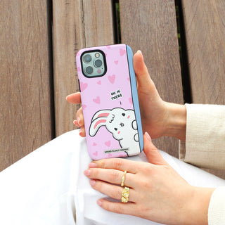 Oh Hi There Pink Bunny Phone Case