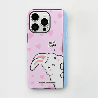 Oh Hi There Pink Bunny Phone Case