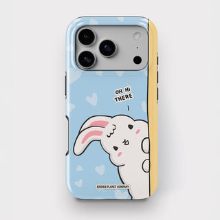 Oh Hi There Blue Bunny Tough Phone Case