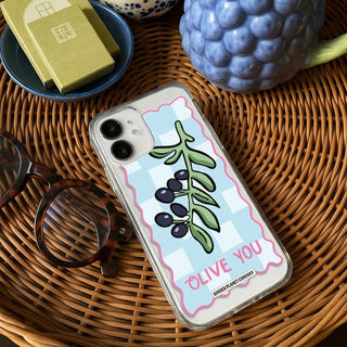 'Olive You' Clear Phone Case