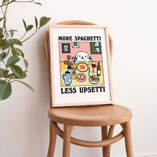 'More Spaghetti' Dog Print