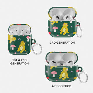 On the Forest Floor Frog AirPods Case