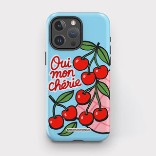 Oui Mon Cherie Blue Tough Magsafe Phone Case