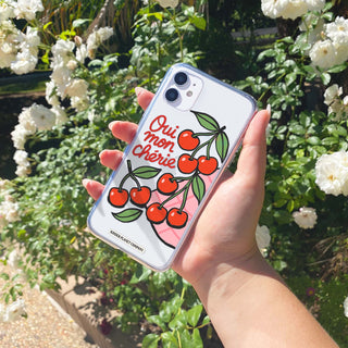 Oui Mon Cherie Clear Phone Case