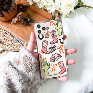 Tres Chic Clear Phone Case