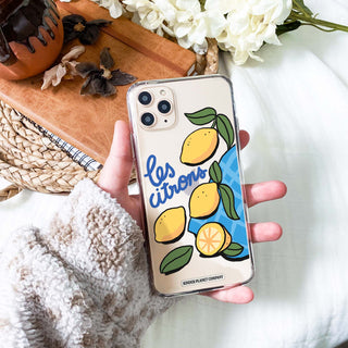 Les Citrons Clear Phone Case