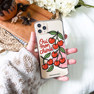Oui Mon Cherie Clear Phone Case