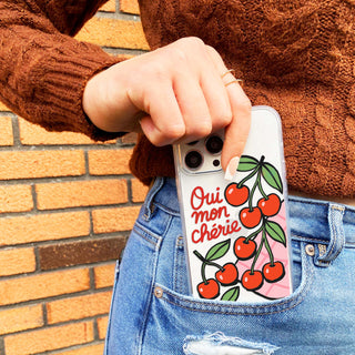 Oui Mon Cherie Clear Phone Case