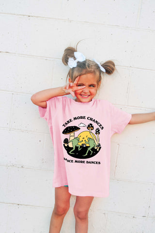 'Take more Chances' Kid's Frog T-shirt