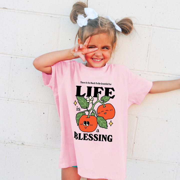 'Life is a Blessing' Kid's T-shirt