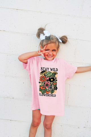 'Stay Wild Flowerchild' Kid's T-shirt