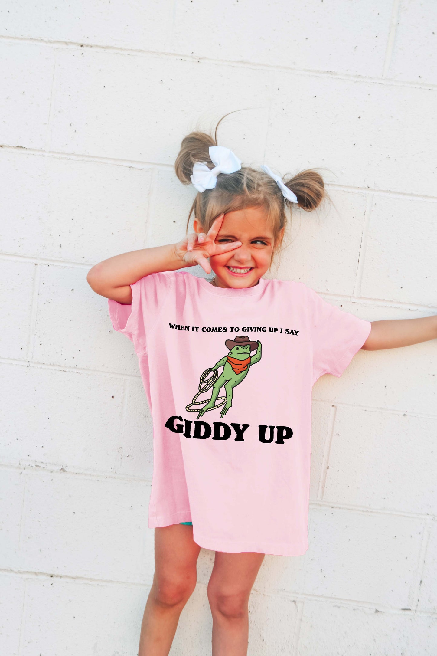 'Giddy Up' Kid's Frog T-shirt