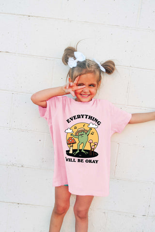 'Everything will be Okay' Kid's Frog T-shirt