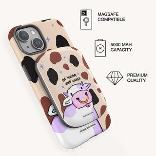 Be weird who cares Magnetic Power Bank