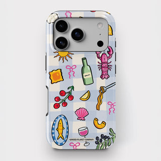 Repeating Italian Summer Tough Phone Case