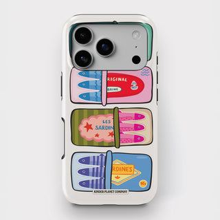 Repeating Sardines Tin Tough Phone Case