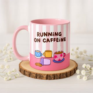Running on Caffeine Mug