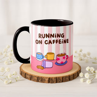 Running on Caffeine Mug