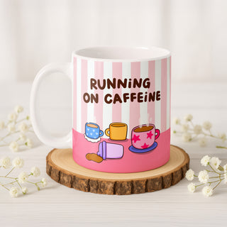 Running on Caffeine Mug